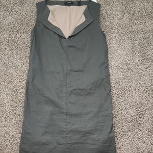 Elegant Charcoal Midi Dress